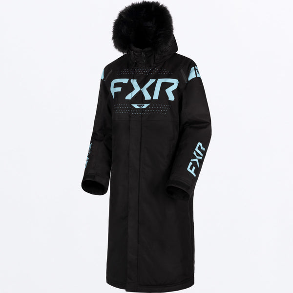 Manteau d'échauffement noir et bleu Maui (SKU 260230-1043) - Devant