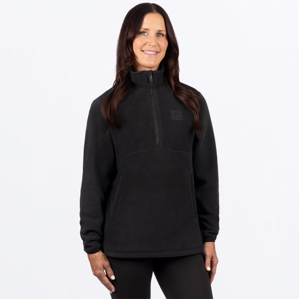 WAspen_QuarterZipFleeceJacket_Black_SKU_261217-_1000_Front