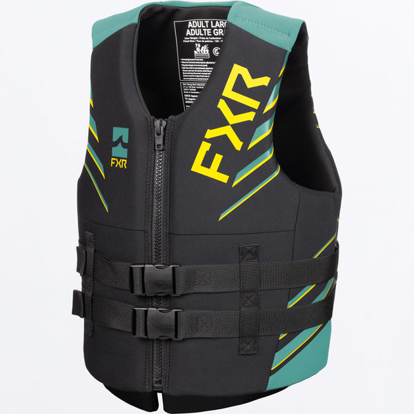 Podium_LifeJacket_Adult_BlkTeal_241970-_1052_front