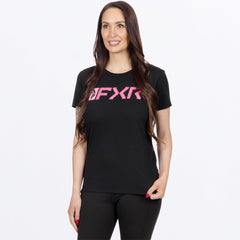 T-shirt WMiteredPremium Noir Rose Poudré SKU 271401-1098 Devant
