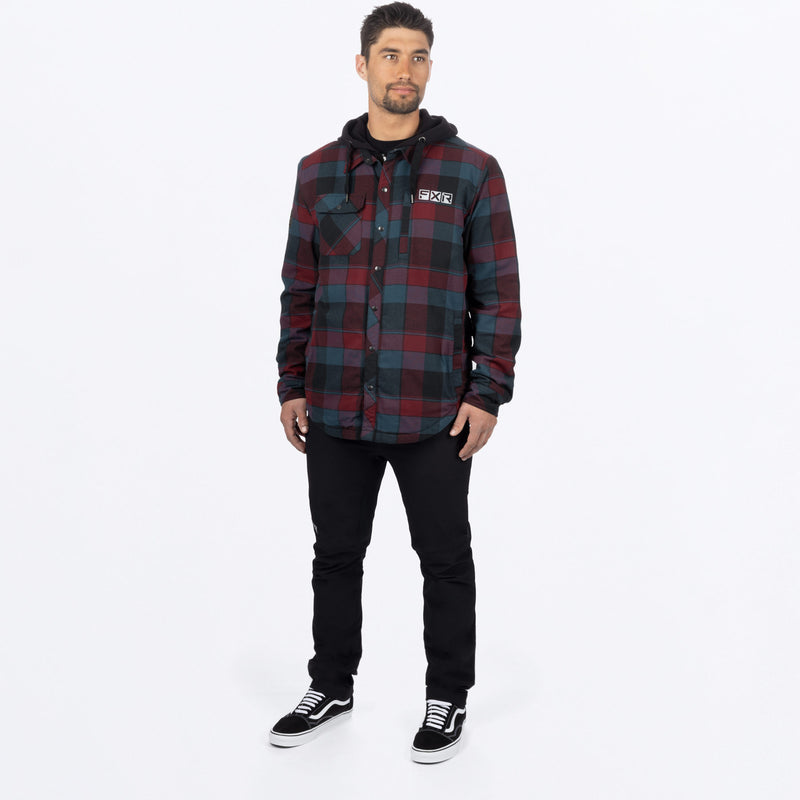 Timber_Insulated_Flannel_Jacket_M_DarkSteelMerlot_231117_0327_side