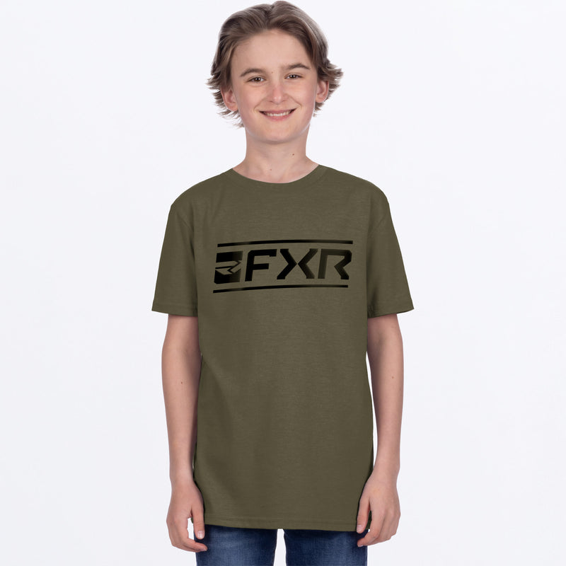 YthVictoryPremium_T-Shirt_ArmyBlack_SKU_262250-_7510_Front