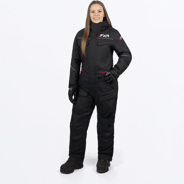 Combinaison monoplace noire et fuchsia WExcursion_SKU_222939-_1090_Avant