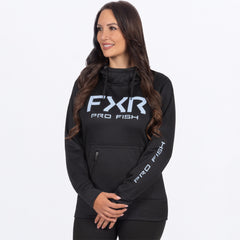 WProFishTechPO_Hoodie_BlackMauiBlue_SKU_262215-_1059_Front