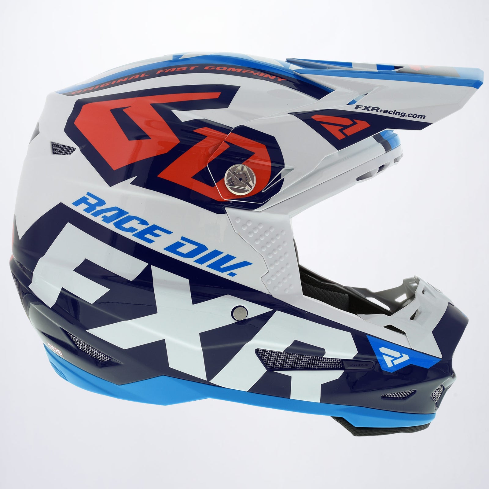 HARO バイザー ホワイト/レッド/ブルー 4c23619183a80bd2cec9ce551b823f