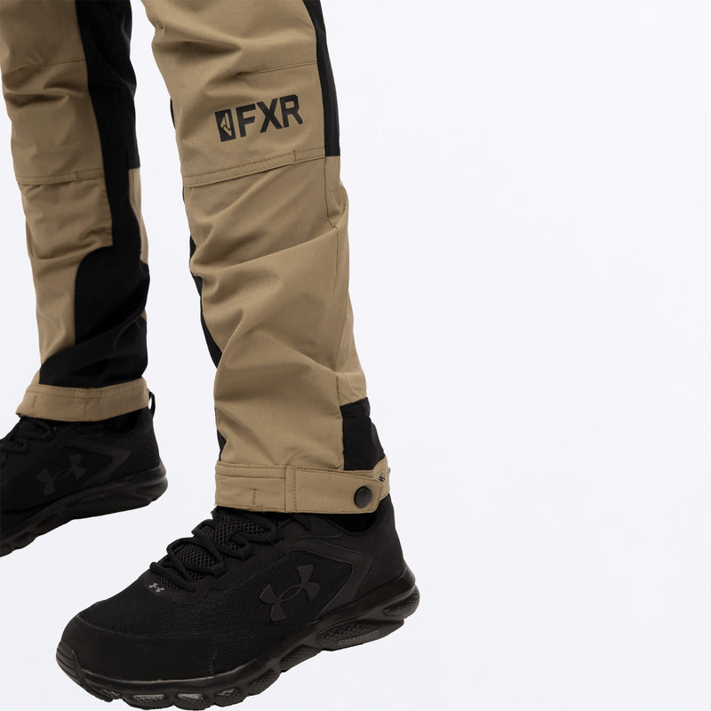 FXR Mens Industry Pants DWR Finish Performance Fit Zippered