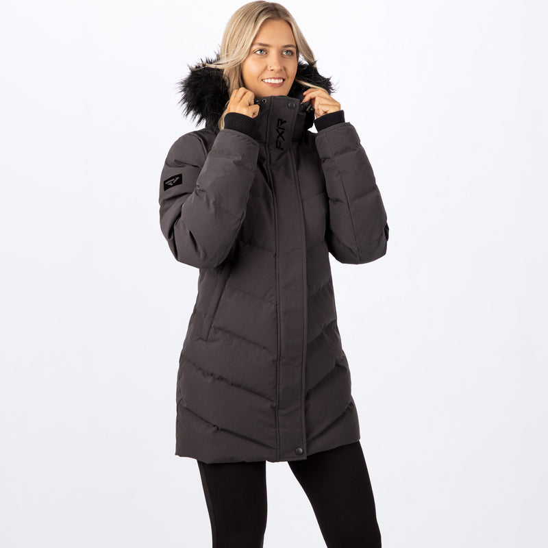 Spyder Syrround Faux Fur Down Jacket - Women's, — Womens Clothing