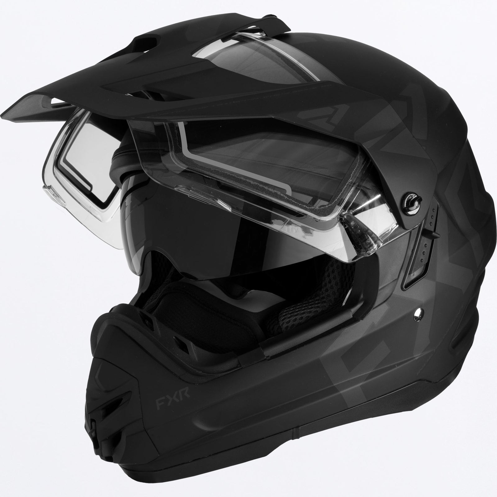 Torque X Team Helmet w/ E Shield & Sun Shade – FXR Racing Canada