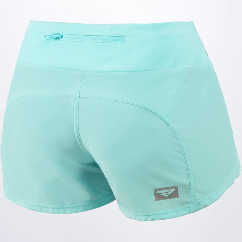 Women’s Huk Performance light green fishing shorts size L