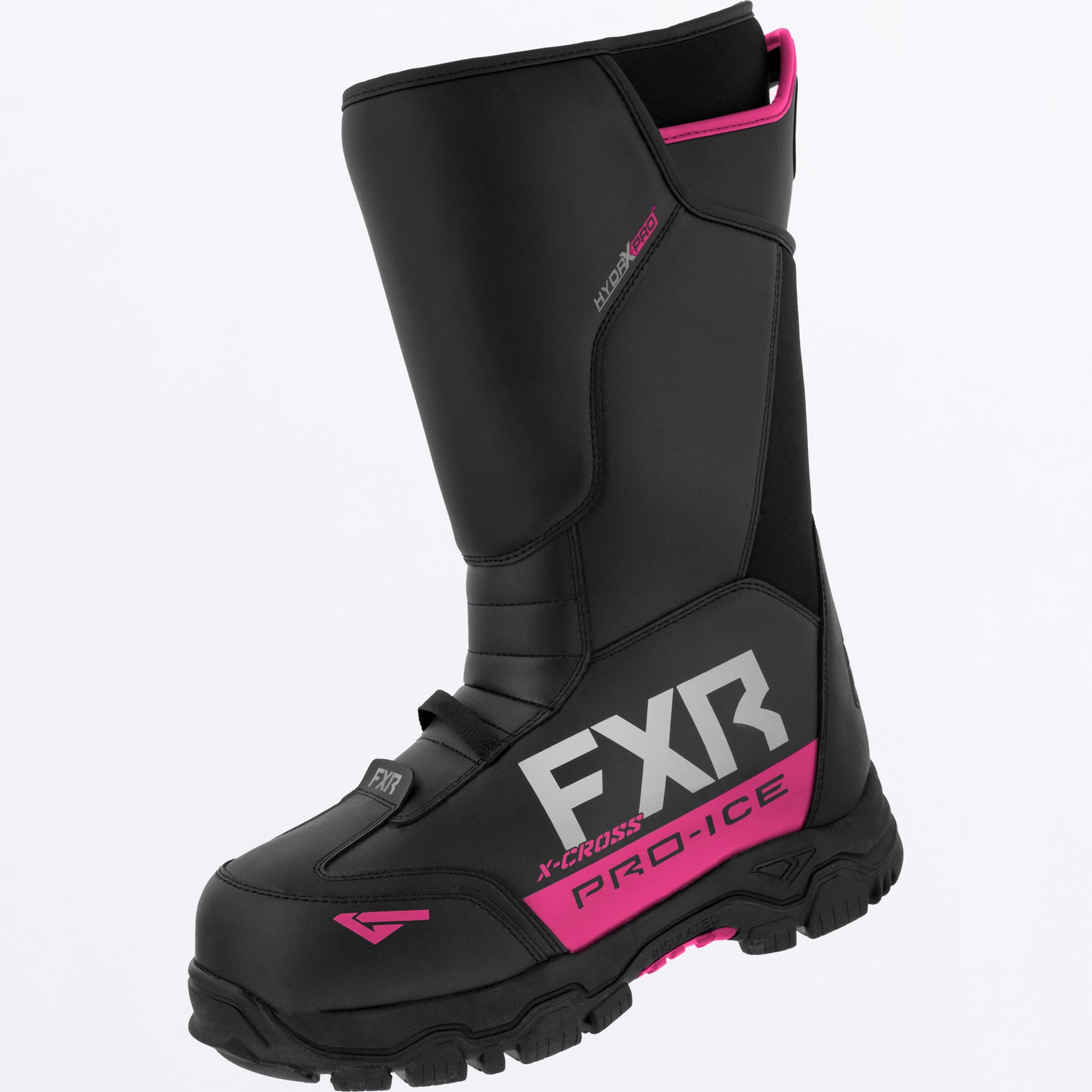 FXR X Cross Pro Ice Boot 7 9 Black Fuchsia